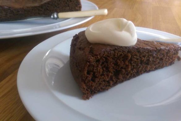 A slice of gingerbread