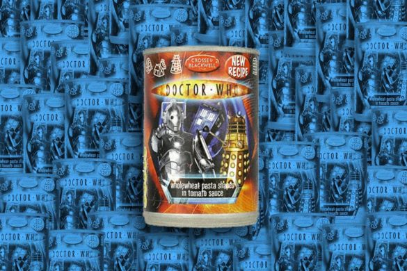 Can of Dr. Who Pasta Shapes